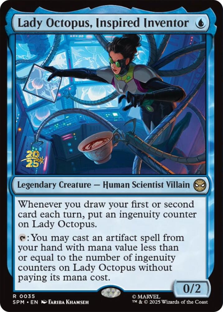 Lady Octopus, Inspired Inventor [Marvel's Spider-Man Prerelease Promos] - Magic: The Gathering - Card Brawlers | Quebec | Canada |