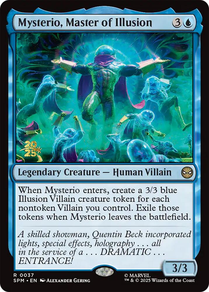 Mysterio, Master of Illusion [Marvel's Spider-Man Prerelease Promos] - Magic: The Gathering - Card Brawlers | Quebec | Canada |
