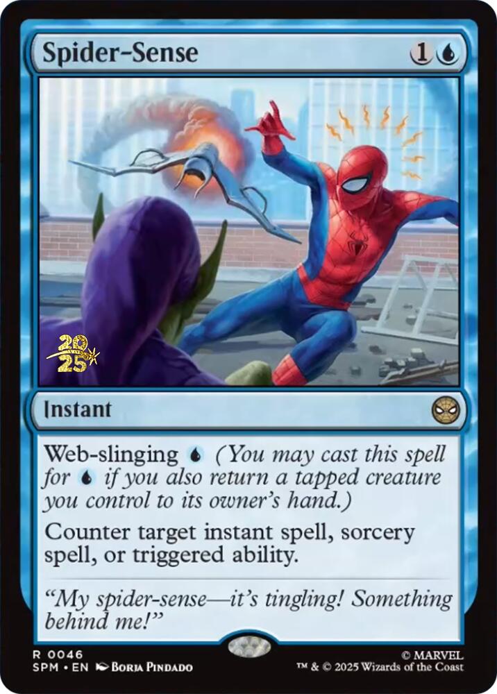 Spider-Sense [Marvel's Spider-Man Prerelease Promos] - Magic: The Gathering - Card Brawlers | Quebec | Canada |