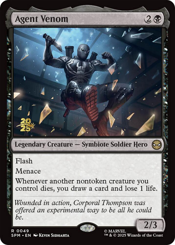 Agent Venom [Marvel's Spider-Man Prerelease Promos] - Magic: The Gathering - Card Brawlers | Quebec | Canada |