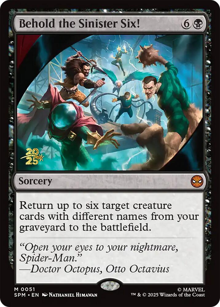 Behold the Sinister Six! [Marvel's Spider-Man Prerelease Promos] - Magic: The Gathering - Card Brawlers | Quebec | Canada |