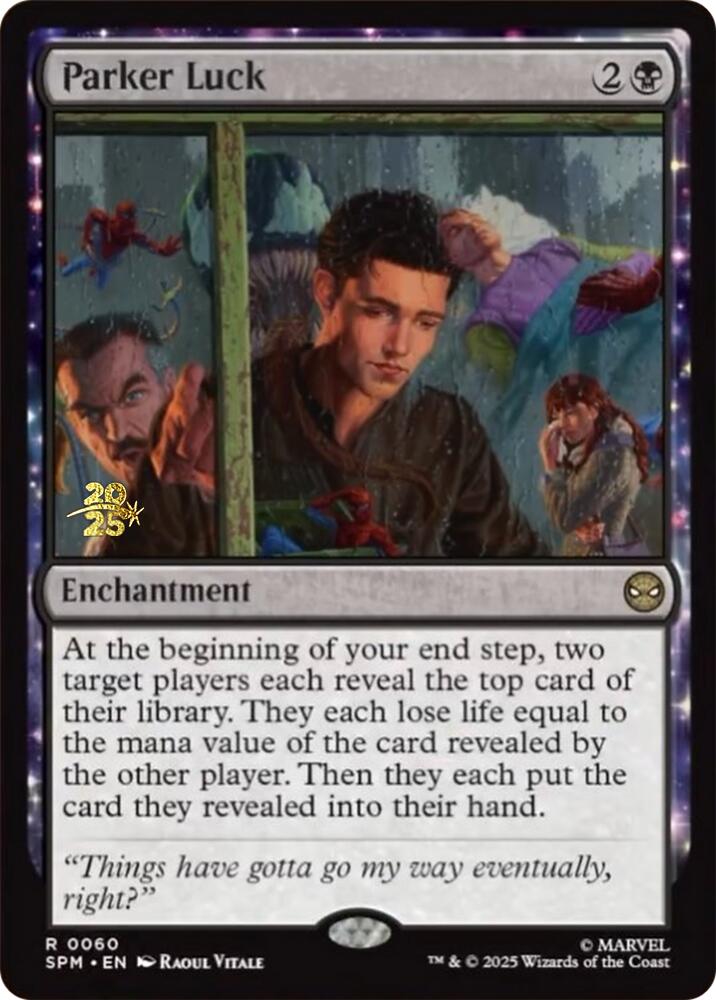 Parker Luck [Marvel's Spider-Man Prerelease Promos] - Magic: The Gathering - Card Brawlers | Quebec | Canada |
