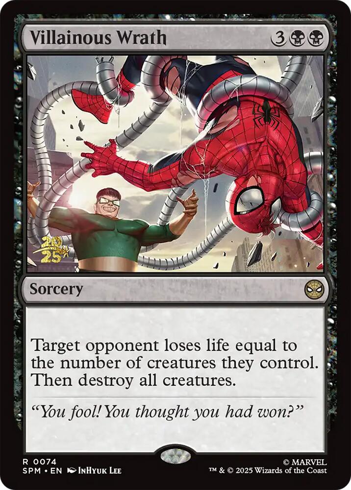 Villainous Wrath [Marvel's Spider-Man Prerelease Promos] - Magic: The Gathering - Card Brawlers | Quebec | Canada |