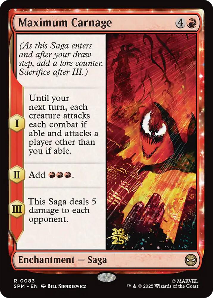 Maximum Carnage [Marvel's Spider-Man Prerelease Promos] - Magic: The Gathering - Card Brawlers | Quebec | Canada |