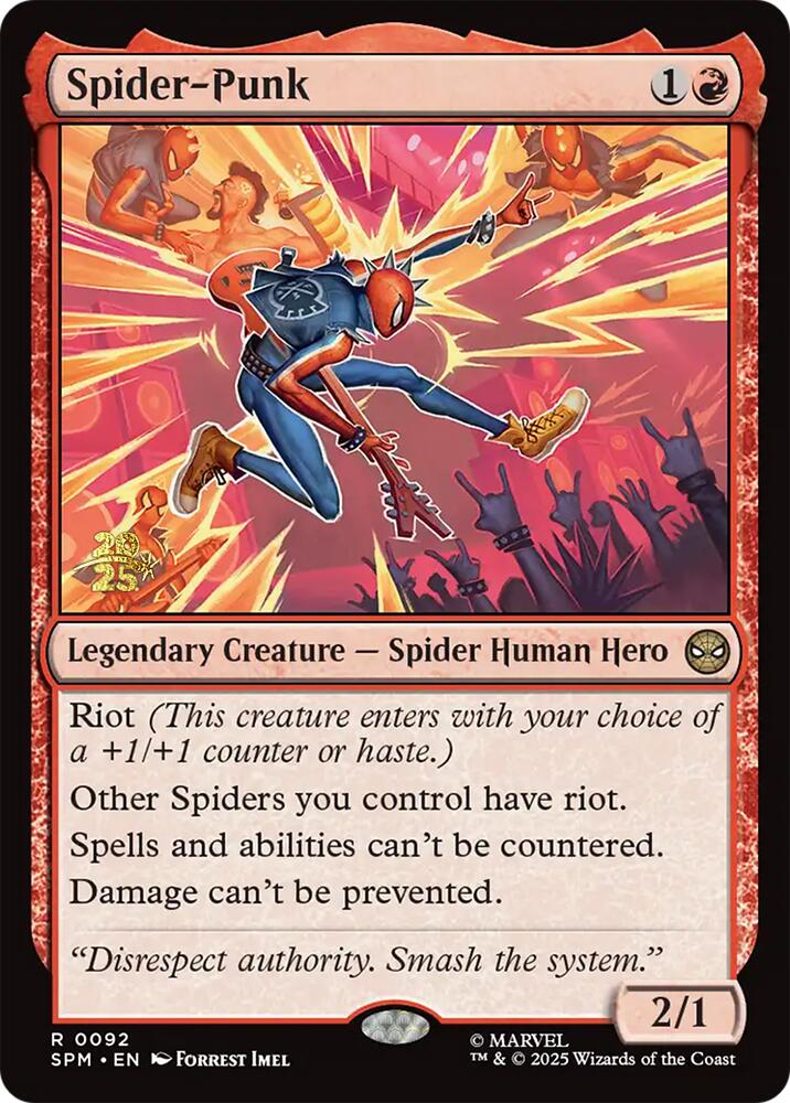 Spider-Punk [Marvel's Spider-Man Prerelease Promos] - Magic: The Gathering - Card Brawlers | Quebec | Canada |