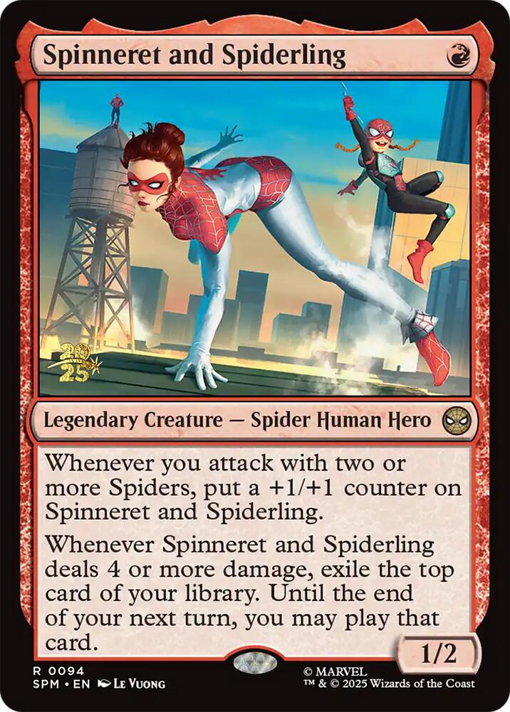 Spinneret and Spiderling [Marvel's Spider-Man Prerelease Promos] - Magic: The Gathering - Card Brawlers | Quebec | Canada |