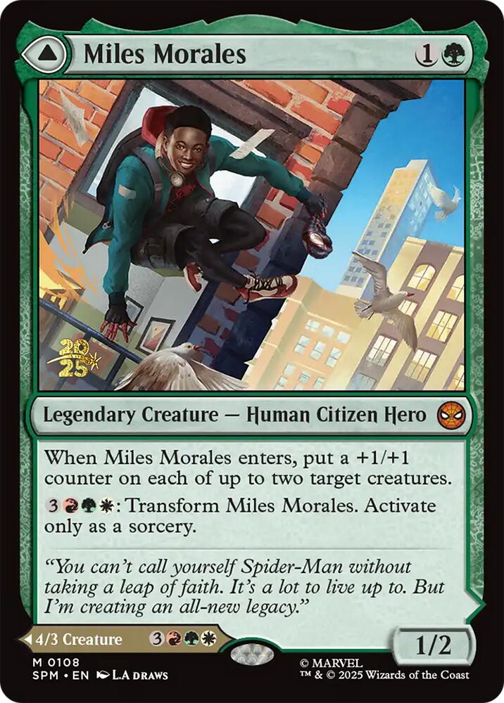 Miles Morales // Ultimate Spider-Man [Marvel's Spider-Man Prerelease Promos] - Magic: The Gathering - Card Brawlers | Quebec | Canada |