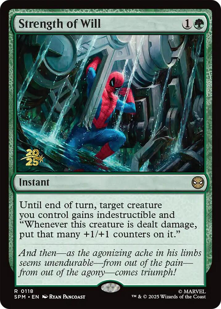 Strength of Will [Marvel's Spider-Man Prerelease Promos] - Magic: The Gathering - Card Brawlers | Quebec | Canada |