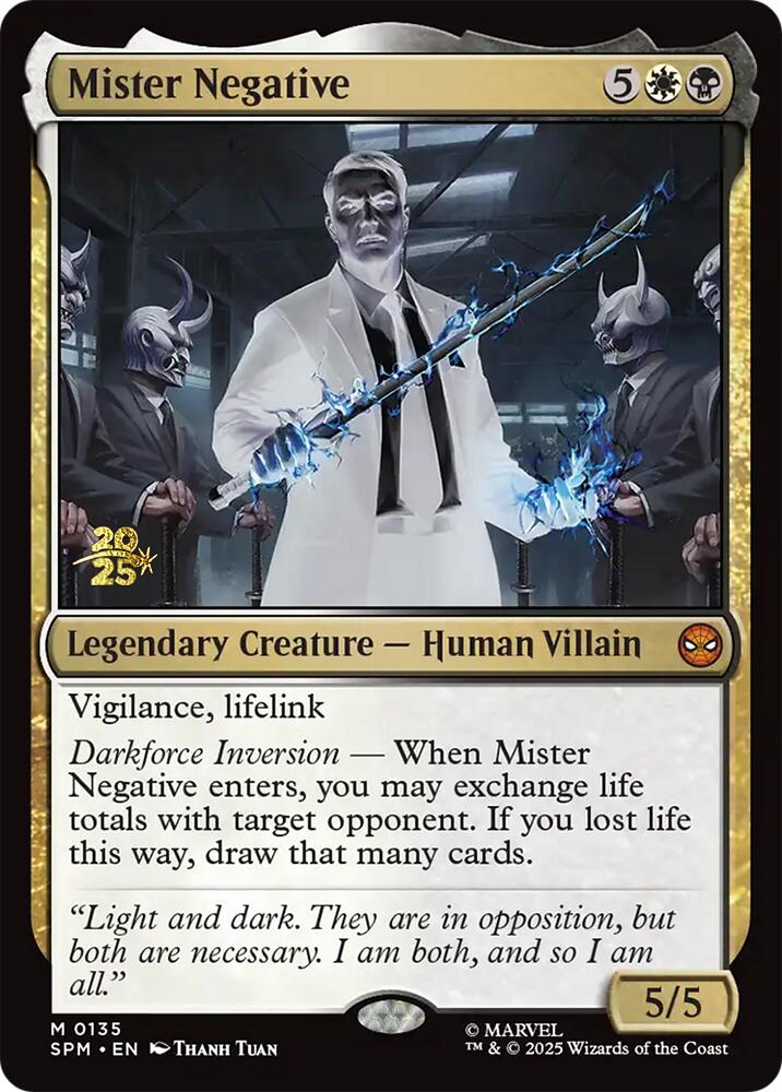 Mister Negative [Marvel's Spider-Man Prerelease Promos] - Magic: The Gathering - Card Brawlers | Quebec | Canada |