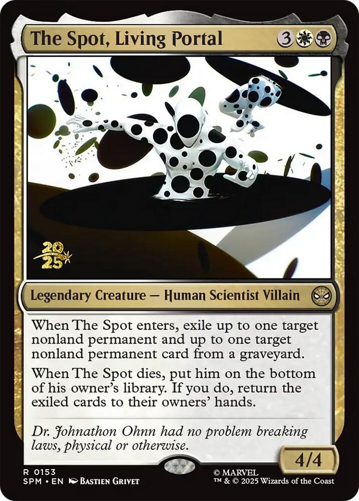 The Spot, Living Portal [Marvel's Spider-Man Prerelease Promos] - Magic: The Gathering - Card Brawlers | Quebec | Canada |