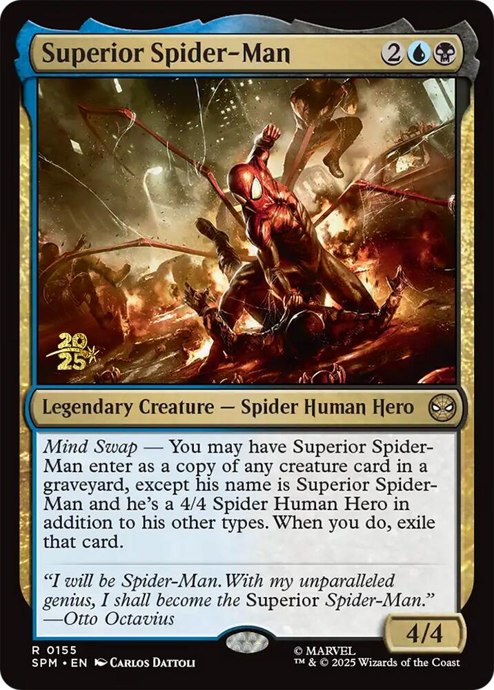 Superior Spider-Man [Marvel's Spider-Man Prerelease Promos] - Magic: The Gathering - Card Brawlers | Quebec | Canada |