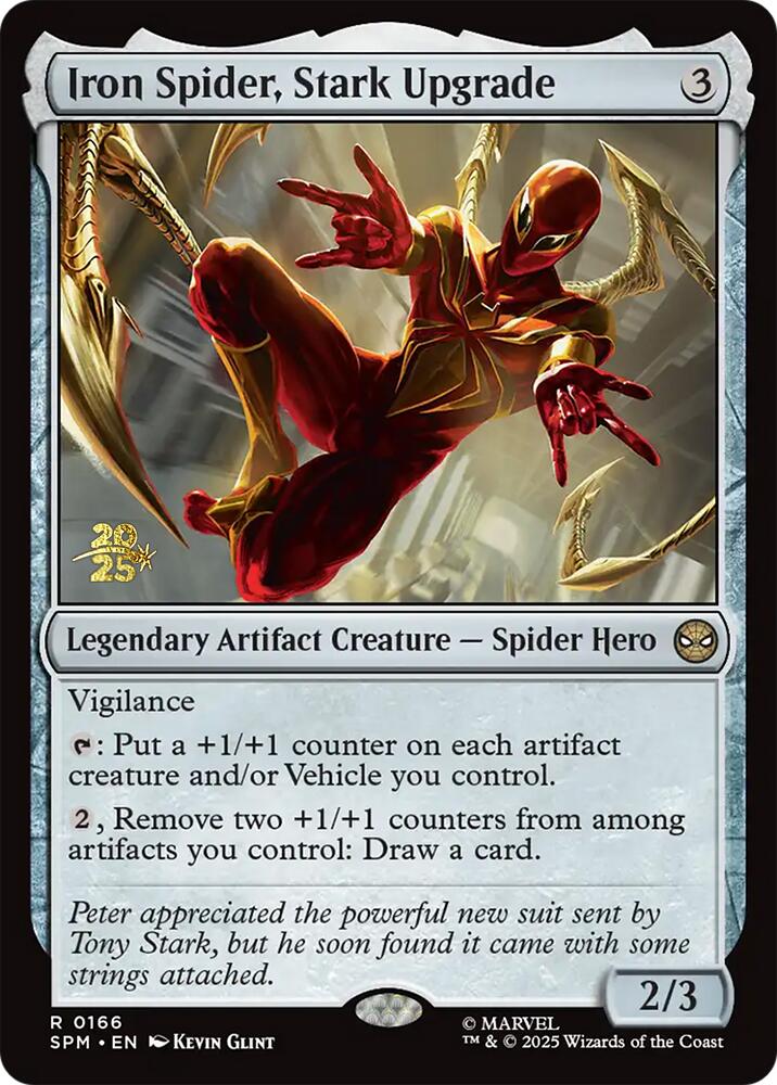 Iron Spider, Stark Upgrade [Marvel's Spider-Man Prerelease Promos] - Magic: The Gathering - Card Brawlers | Quebec | Canada |