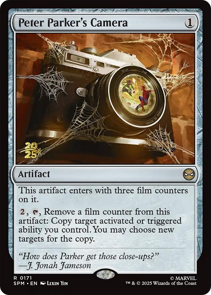 Peter Parker's Camera [Marvel's Spider-Man Prerelease Promos] - Magic: The Gathering - Card Brawlers | Quebec | Canada |