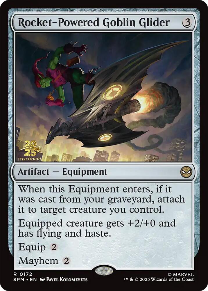 Rocket-Powered Goblin Glider [Marvel's Spider-Man Prerelease Promos] - Magic: The Gathering - Card Brawlers | Quebec | Canada |