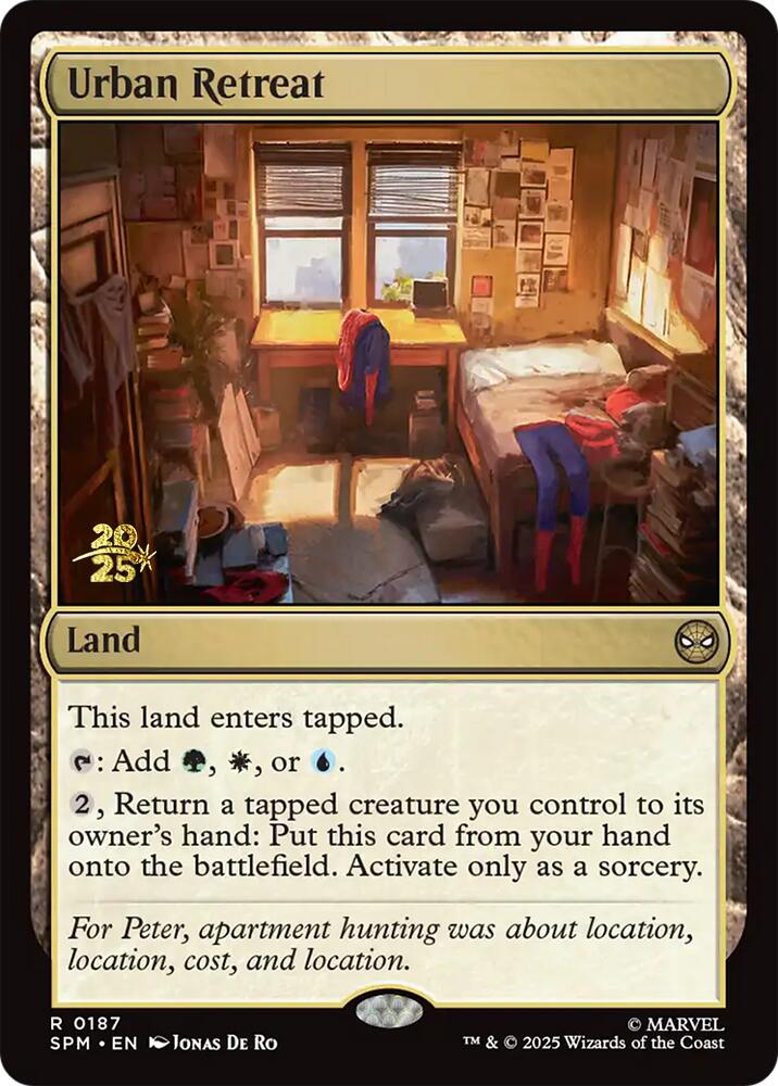 Urban Retreat [Marvel's Spider-Man Prerelease Promos] - Magic: The Gathering - Card Brawlers | Quebec | Canada |