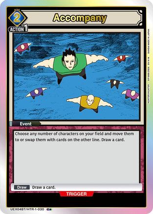 Accompany (C*) (UEX04BT/HTR-1-030) - UEX04BT HUNTER X HUNTER Vol2 Foil - UEX04BT: HUNTER X HUNTER Vol.2 - Card Brawlers | Quebec | Canada |