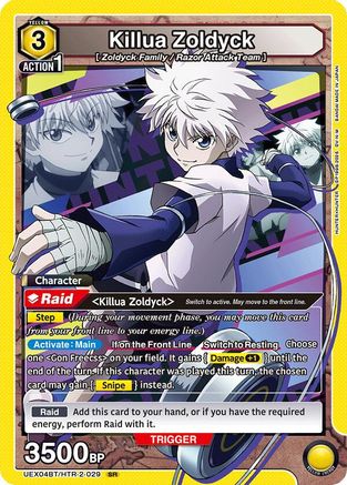 Killua Zoldyck (029) (UEX04BT/HTR-2-029) - UEX04BT HUNTER X HUNTER Vol2 Foil - UEX04BT: HUNTER X HUNTER Vol.2 - Card Brawlers | Quebec | Canada |