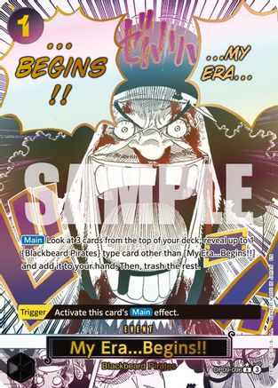 My Era...Begins!! (Alternate Art) (OP09-096) - Premium Booster -The Best- Vol. 2 Foil