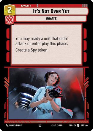 It's Not Over Yet (177/264) (177/264) [Secrets of Power] - Fantasy Flight Games - Card Brawlers | Quebec | Canada |