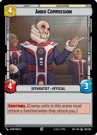 Ando Commission (262/264) (262/264) [Secrets of Power] - Fantasy Flight Games - Card Brawlers | Quebec | Canada |