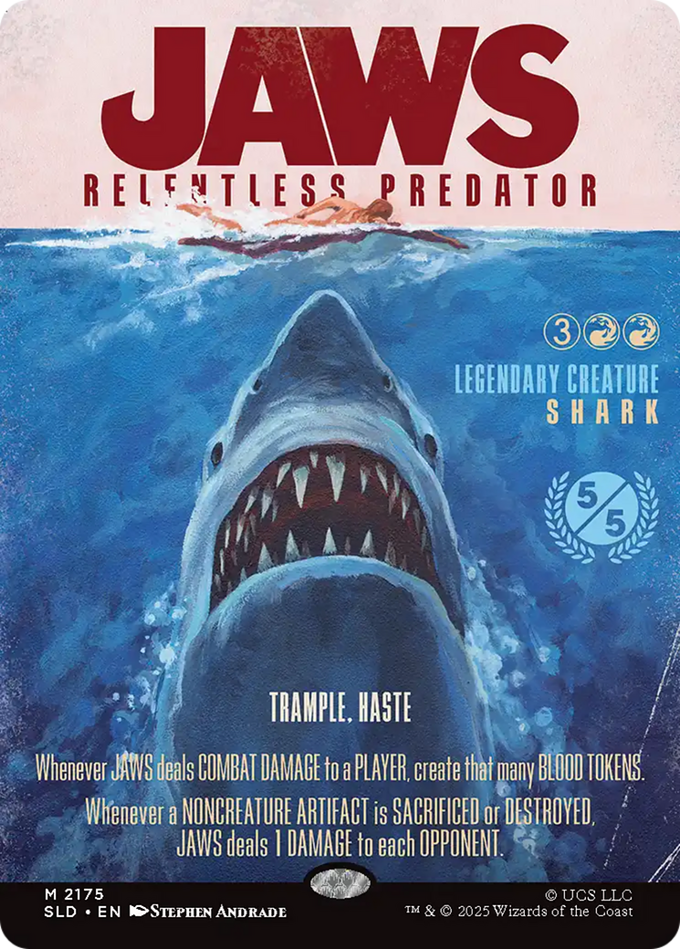 Jaws, Relentless Predator [Secret Lair Drop Series] - Magic: The Gathering - Card Brawlers | Quebec | Canada |