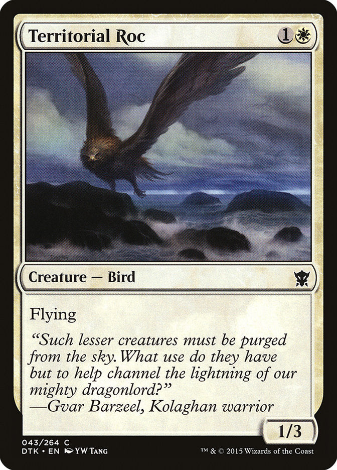 Territorial Roc [Dragons of Tarkir] - Magic: The Gathering - Card Brawlers | Quebec | Canada |