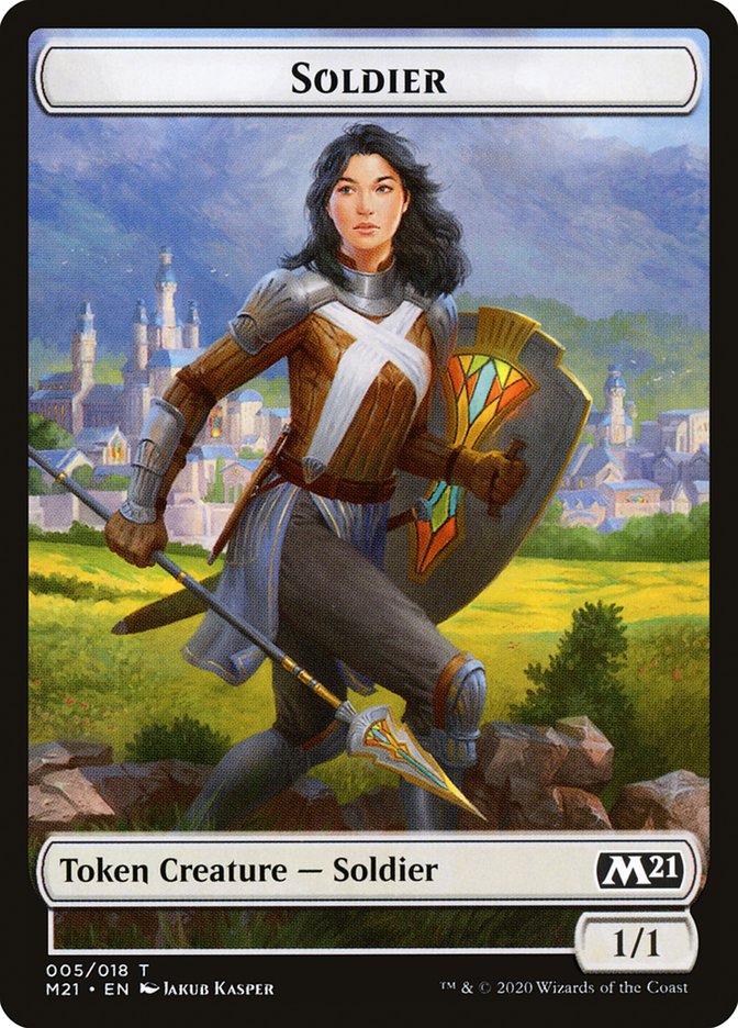 Soldier Token [Core Set 2021 Tokens] - Magic: The Gathering - Card Brawlers | Quebec | Canada |