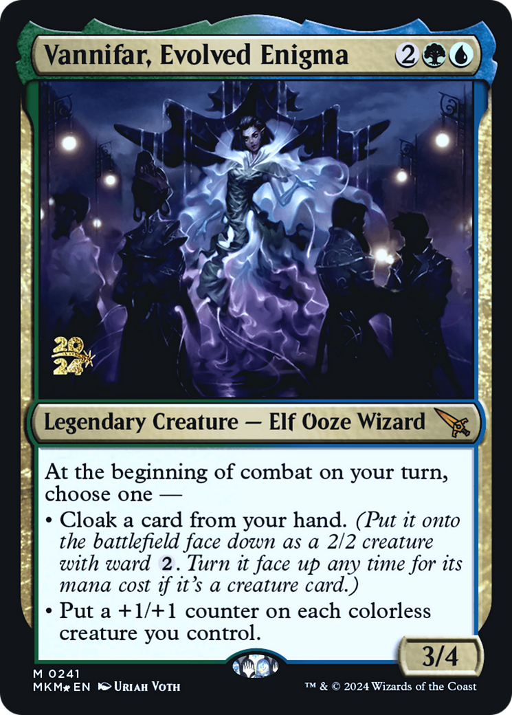 Vannifar, Evolved Enigma [Murders at Karlov Manor Prerelease Promos] - Magic: The Gathering - Card Brawlers | Quebec | Canada |