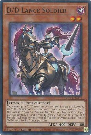 D/D Lance Soldier [DOOD-EN001] Common - Yu-Gi-Oh! - Card Brawlers | Quebec | Canada |