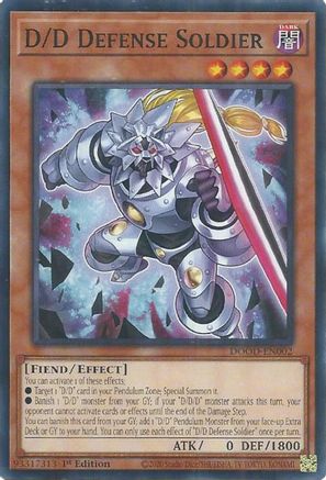 D/D Defense Soldier [DOOD-EN002] Common - Yu-Gi-Oh! - Card Brawlers | Quebec | Canada |
