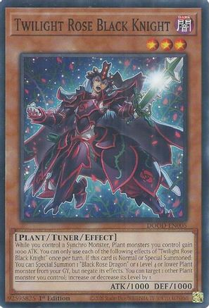 Twilight Rose Black Knight [DOOD-EN005] Common - Yu-Gi-Oh! - Card Brawlers | Quebec | Canada |