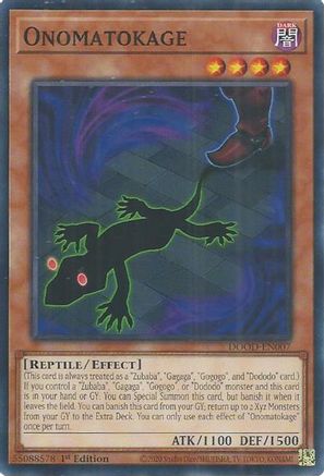 Onomatokage [DOOD-EN007] Common - Yu-Gi-Oh! - Card Brawlers | Quebec | Canada |