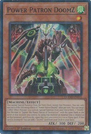 Power Patron DoomZ [DOOD-EN011] Super Rare - Yu-Gi-Oh! - Card Brawlers | Quebec | Canada |