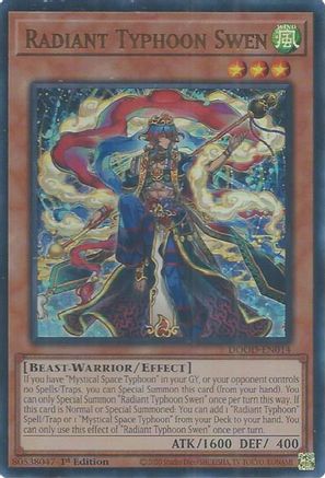 Radiant Typhoon Swen [DOOD-EN014] Ultra Rare - Yu-Gi-Oh! - Card Brawlers | Quebec | Canada |