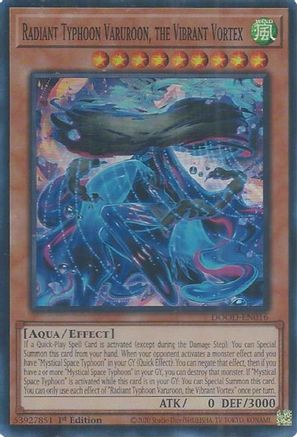 Radiant Typhoon Varuroon, the Vibrant Vortex [DOOD-EN016] Super Rare - Yu-Gi-Oh! - Card Brawlers | Quebec | Canada |