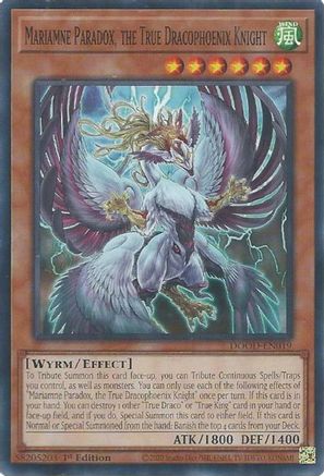 Mariamne Paradox, the True Dracophoenix Knight [DOOD-EN019] Common - Yu-Gi-Oh! - Card Brawlers | Quebec | Canada |