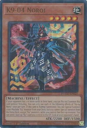 K9-04 Noroi [DOOD-EN025] Ultra Rare - Yu-Gi-Oh! - Card Brawlers | Quebec | Canada |