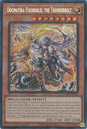 Dogmatika Fleurdelis, the Thunderbolt [DOOD-EN026] Secret Rare - Yu-Gi-Oh! - Card Brawlers | Quebec | Canada |