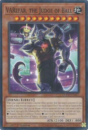 VARefar, the Judge of Ball [DOOD-EN027] Common - Yu-Gi-Oh! - Card Brawlers | Quebec | Canada |