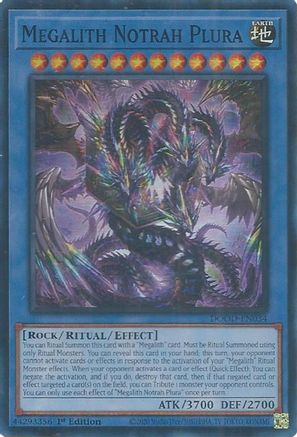 Megalith Notrah Plura [DOOD-EN034] Super Rare - Yu-Gi-Oh! - Card Brawlers | Quebec | Canada |