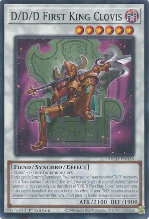 D/D/D First King Clovis [DOOD-EN038] Common - Yu-Gi-Oh! - Card Brawlers | Quebec | Canada |