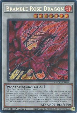 Bramble Rose Dragon [DOOD-EN039] Secret Rare - Yu-Gi-Oh! - Card Brawlers | Quebec | Canada |