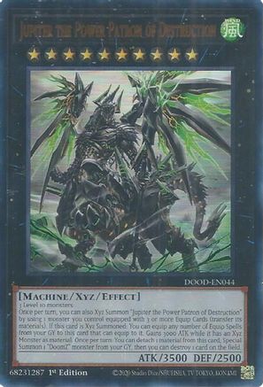 Jupiter the Power Patron of Destruction [DOOD-EN044] Ultra Rare - Yu-Gi-Oh! - Card Brawlers | Quebec | Canada |