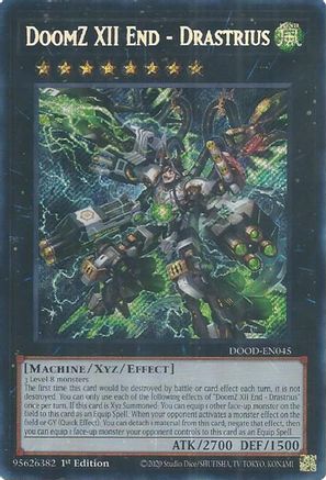 DoomZ XII End - Drastrius [DOOD-EN045] Secret Rare