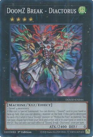 DoomZ Break - Diactorus [DOOD-EN046] Super Rare - Yu-Gi-Oh! - Card Brawlers | Quebec | Canada |