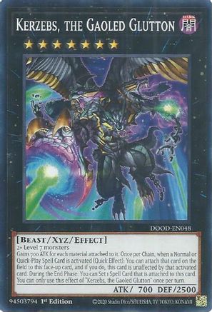 Kerzebs, the Gaoled Glutton [DOOD-EN048] Common - Yu-Gi-Oh! - Card Brawlers | Quebec | Canada |