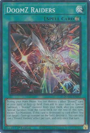 DoomZ Raiders [DOOD-EN057] Super Rare - Yu-Gi-Oh! - Card Brawlers | Quebec | Canada |