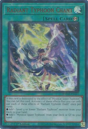 Radiant Typhoon Chant [DOOD-EN061] Ultra Rare - Yu-Gi-Oh! - Card Brawlers | Quebec | Canada |