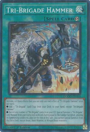Tri-Brigade Hammer [DOOD-EN068] Super Rare - Yu-Gi-Oh! - Card Brawlers | Quebec | Canada |