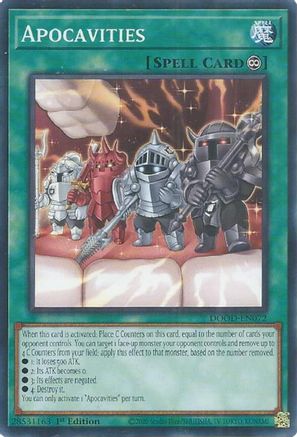 Apocavities [DOOD-EN072] Common - Yu-Gi-Oh! - Card Brawlers | Quebec | Canada |